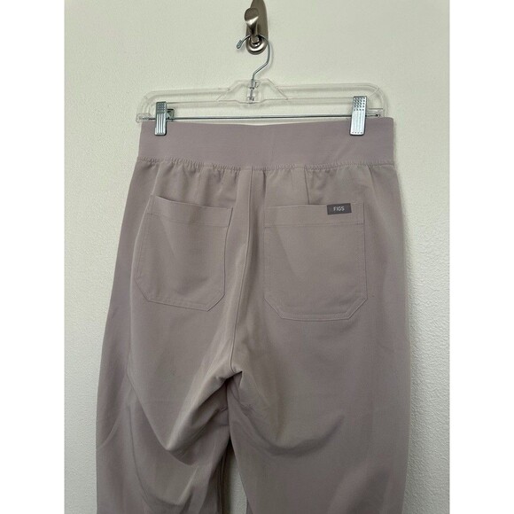 FIGS Livingston High Waisted Scrub Pant Bone Ivory White Medical Women's Small - Picture 4 of 7